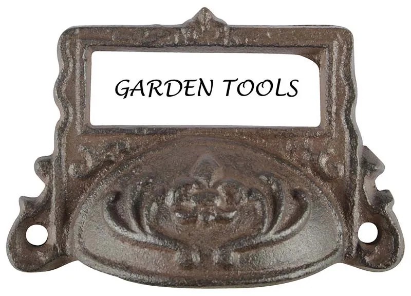 Feliratos öntöttvas fogantyú, A