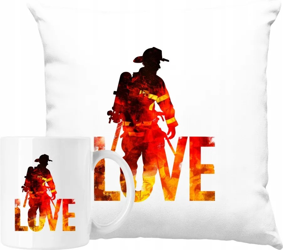 Bögre Szett Tűzoltó párna Mentő 7 Ötlet Ajándék