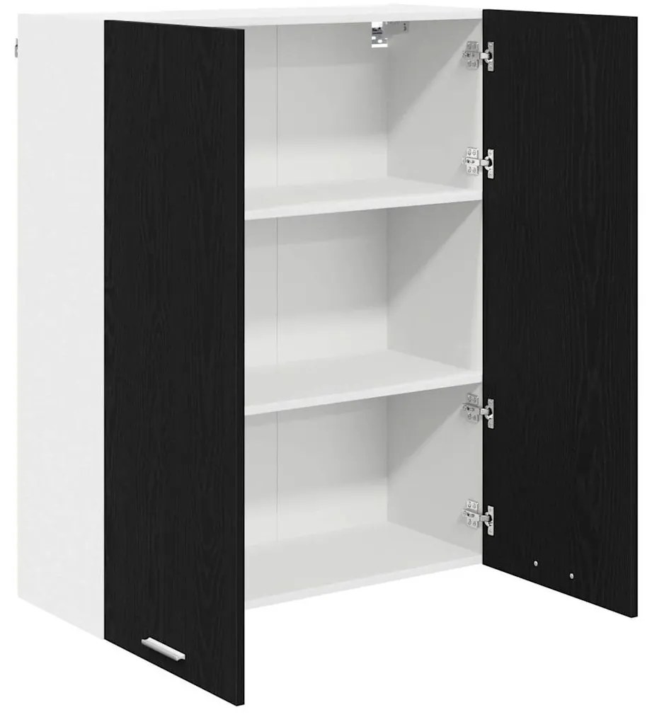 Függő szekrény Riga Fekete tölgy 80 x 31 x 100 cm Faanyag