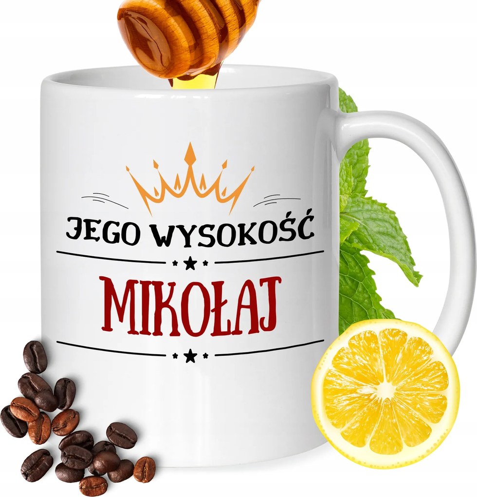 Bögre Mikulás Barát Férj Nyomtatott Ajándék Fehér 330ml