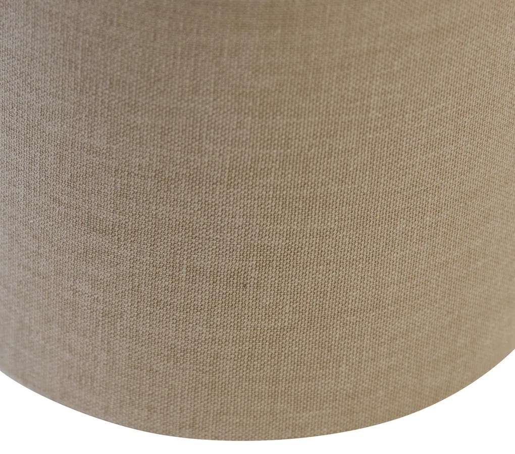 Szövet lámpabúra világosbarna 18/18/14