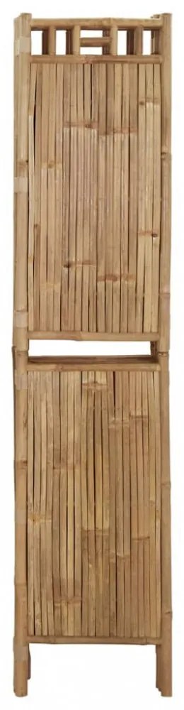 5 paneles bambusz paraván 200 x 180 cm