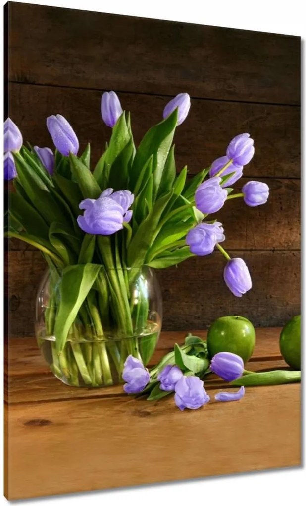 Vászonkép 70x100 Tulipáncsokor