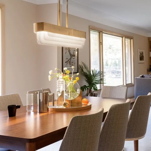 Kichler KL-SERENE-LED-LP-92-NBR - SERENE rúdra szerelt LED csillár LED/40W/230V arany