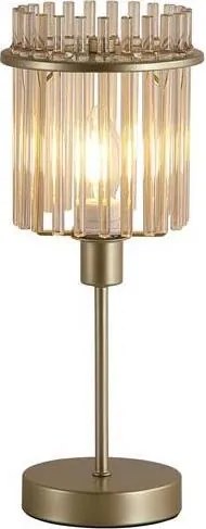 Searchlight EU55622CP - SWIZZLE asztali lámpa 1xE14/60W/230V aranyszínű