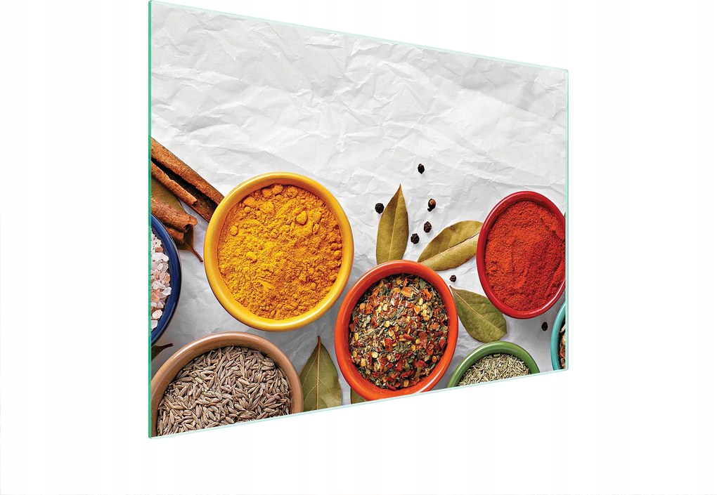 Üveg Vágódeszka 40x30 Fűszerek Edzett Üveg