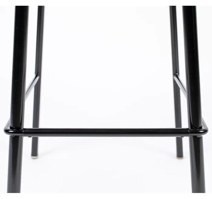 Fekete-világosszürke bárszék 94 cm Spike – Zuiver