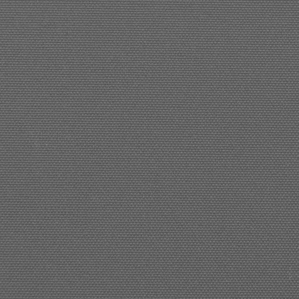 antracitszürke behúzható oldalsó napellenző 140 x 500 cm