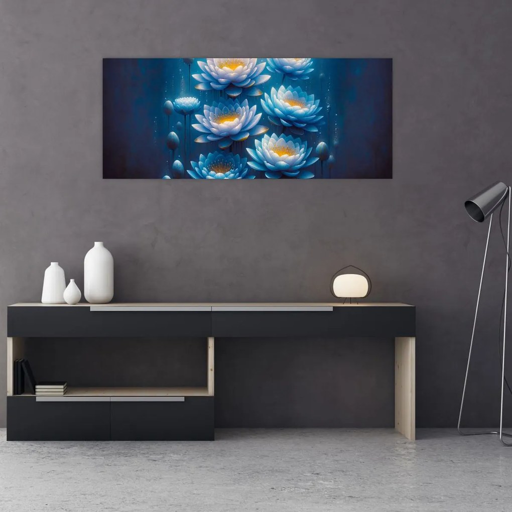 Kép - Tavirózsák a víz alatt (120x50 cm)