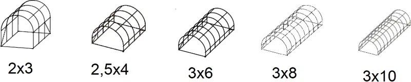 Kerti fóliaház/fóliasátor 2,5x4m UV filterrel PREMIUM