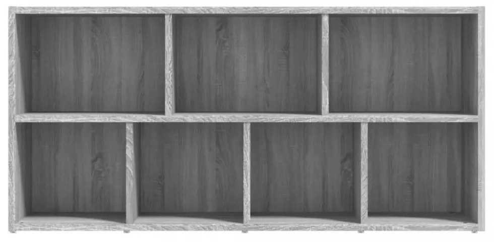 szürke sonoma színű könyvszekrény 50 x 25 x 106 cm