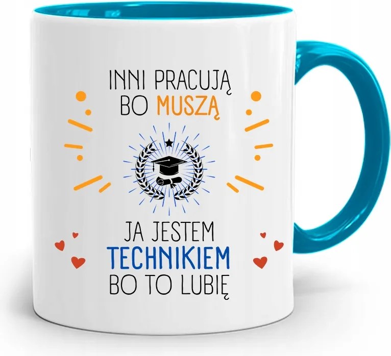 Technikusoknak Kék Ajándék Bögre fényképes nyomtatással