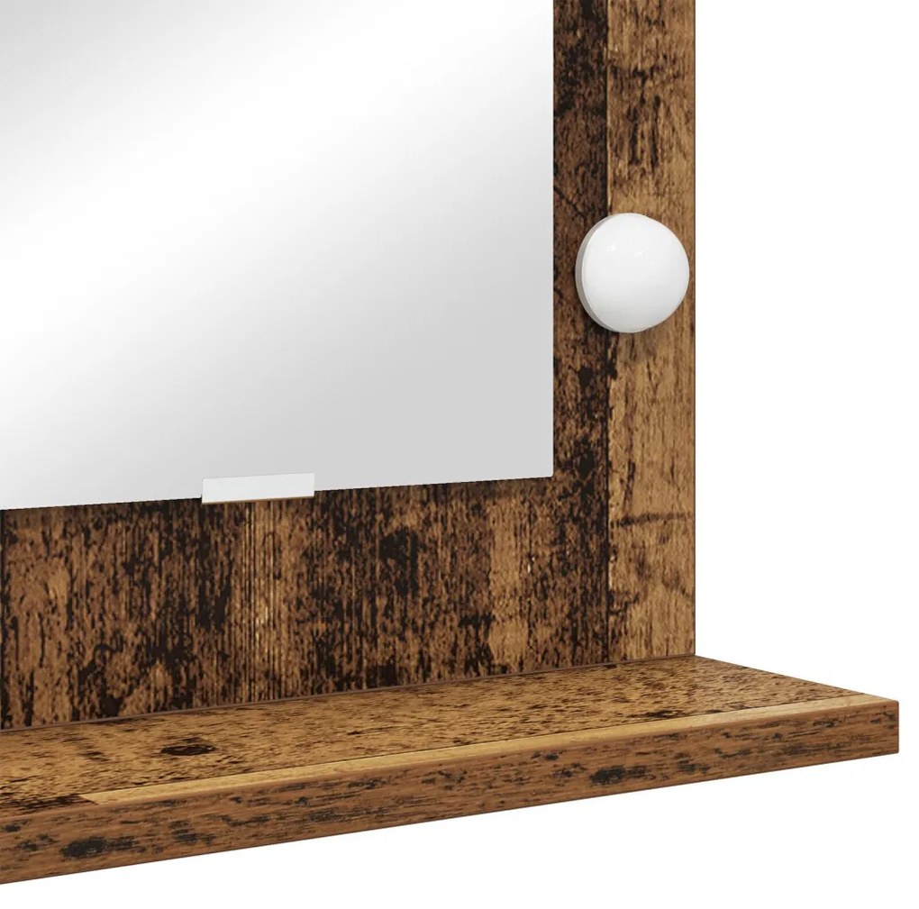 Pipere Tükör Régi fa Fa 60 x 45 x 18 cm Tükör Pipere tükör