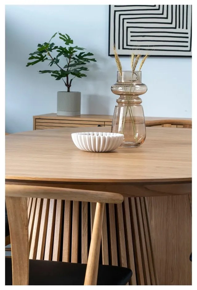 Világosbarna üveg váza (magasság 31 cm) – House Nordic