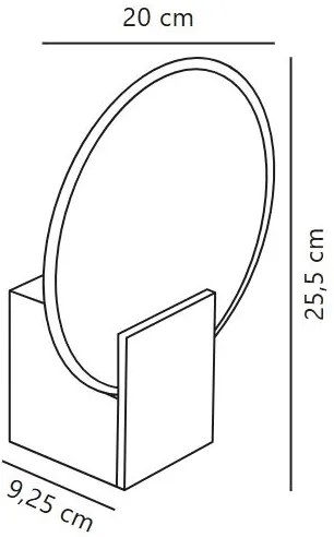Nordlux - HESTER LED 9,5W 230V IP44 fürdőszobai dimmelhető fali lámpa