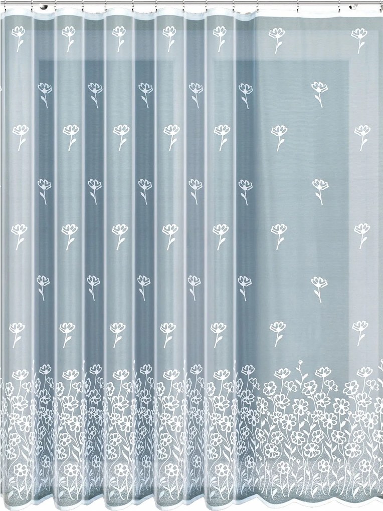 Mg Függöny 35528 Fehér 440X250cm kész K szalaggal