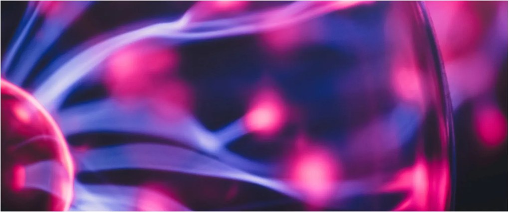 Absztrakt lila kép (120x50 cm)