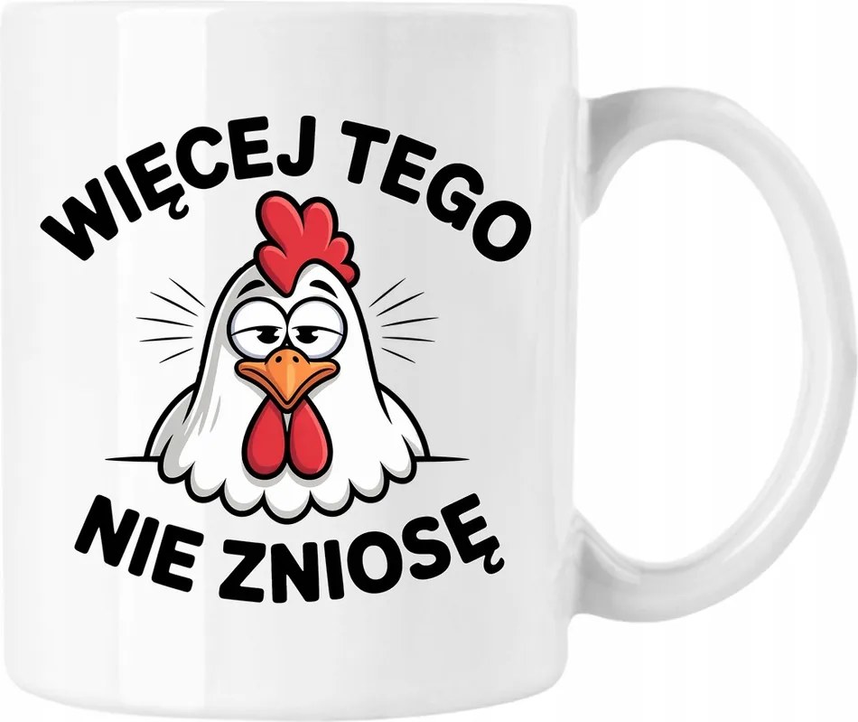 Csirke bögre chiken madár tojás 3 fehér 330ml