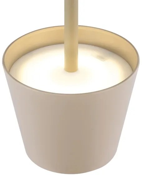 Globo 58488S - VANNIE kültéri, újratölthető LED-lámpa érintéses fényerőszabályozással, 3W/5V, IP54, 1800 mAh