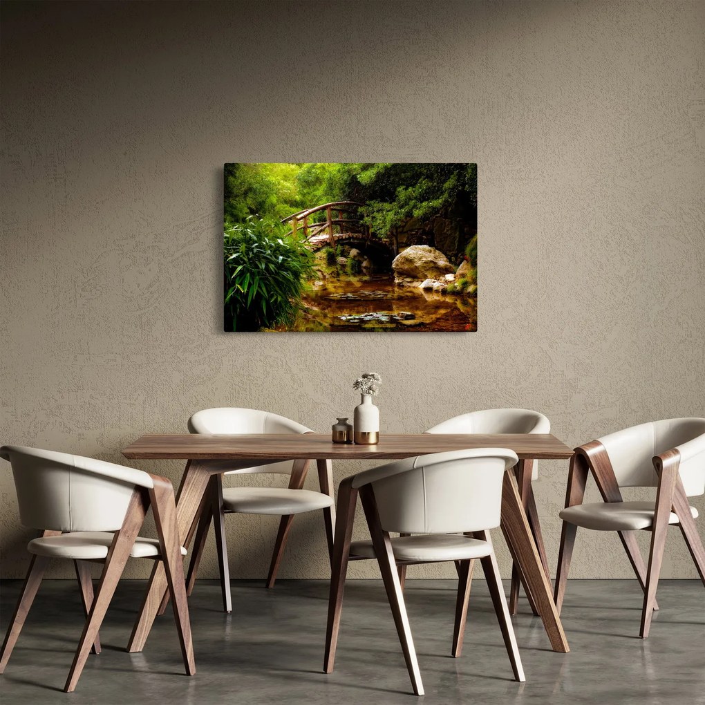 Kép - Híd a folyón (90x60 cm)