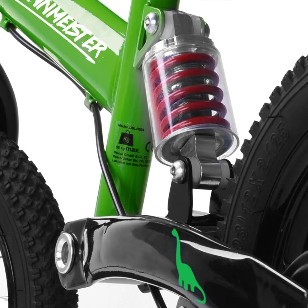 Rennmeister® Gyerek futóbicikli rugózással – zöld