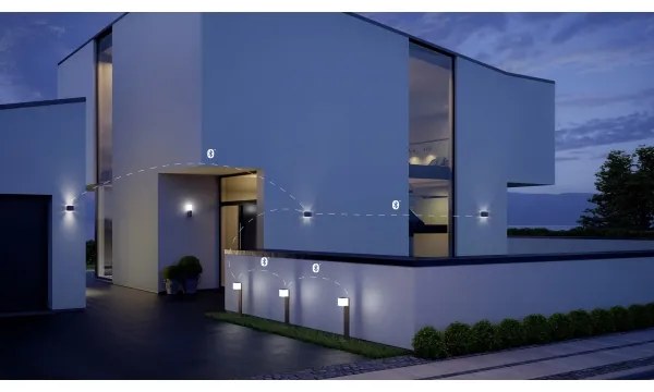 Steinel 055479 - LED Kültéri lámpa érzékelővel CUBO LED/9,5W/230V IP44