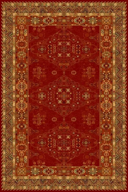 Szőnyeg Polonia 200x300 Afgan rubin Gyapjú #POL054