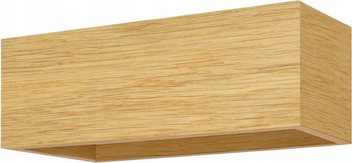 Fali lámpa Led Tölgy 27x10 CM Falra szerelhető Tükör Lépcső felett