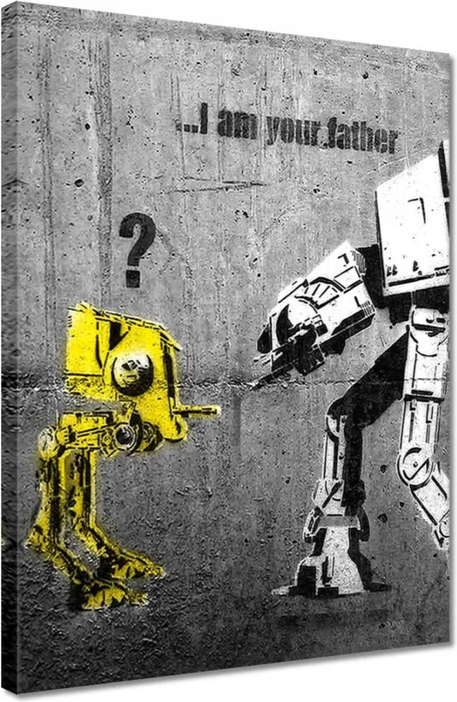 Festmények 30x40 Banksy I am your father
