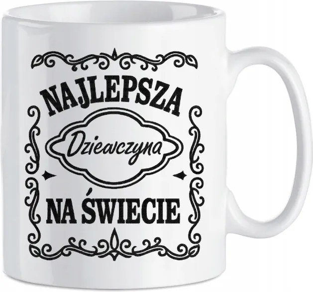 Kerámia bögre A legjobb lány a világon Valentin nap Ajándék