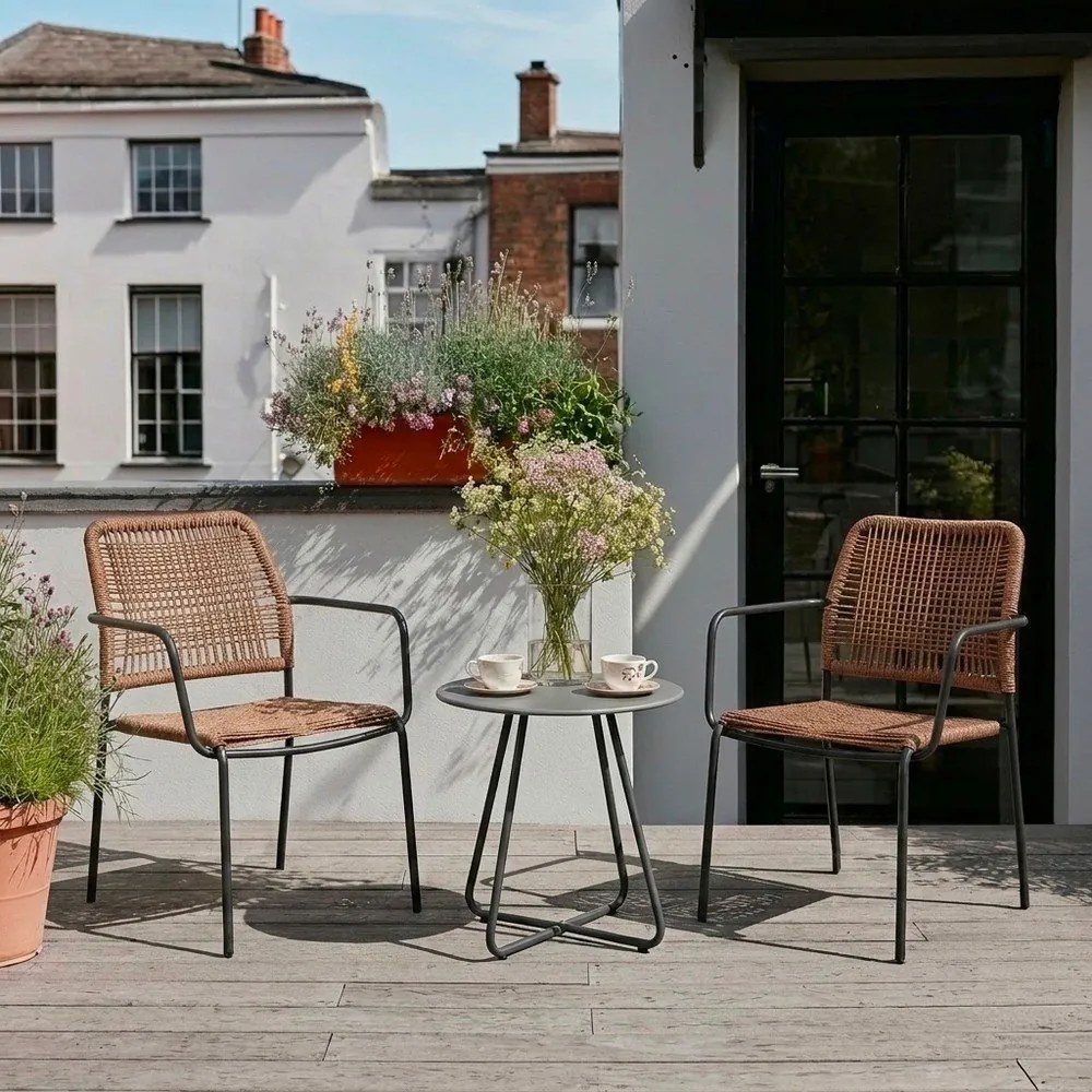 Acél kerek kerti kisasztal ø 45 cm Jable – Bizzotto