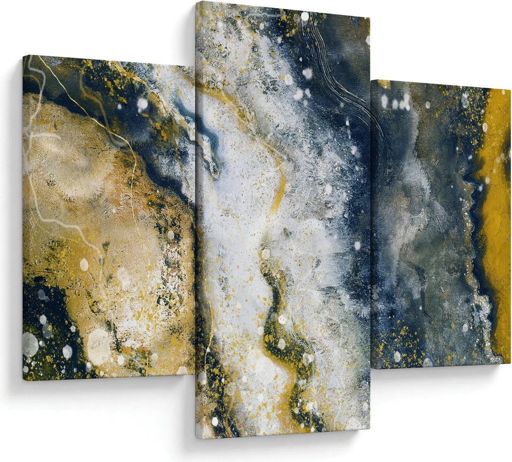 Kép - Arany absztrakció (90x60 cm)