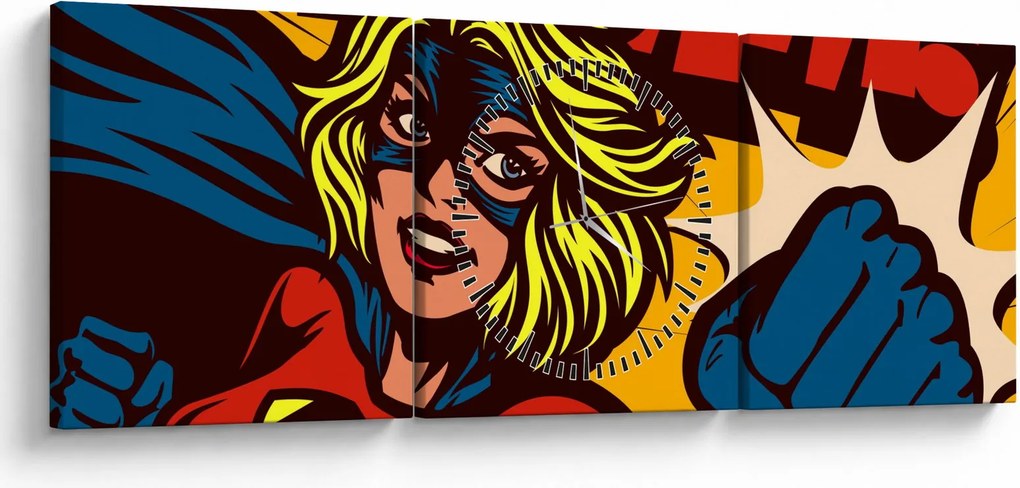 Kép - Comix (órával) (90x30 cm)