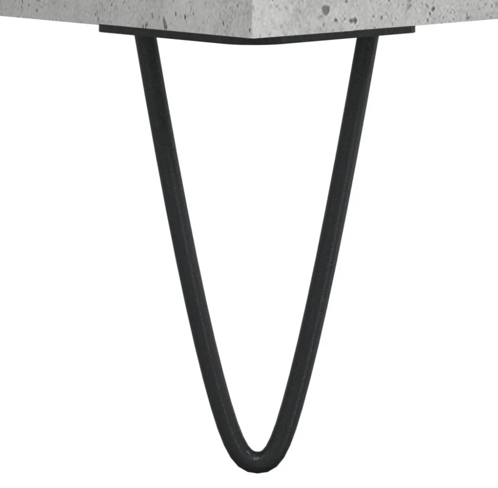 betonszürke szerelt fa TV-szekrény 69,5x30x50 cm