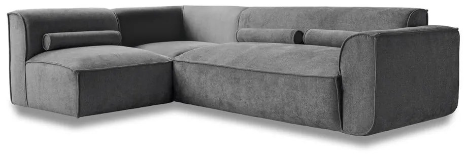 Szürke sarokkanapé (bal oldali) Flex Felix – Miuform