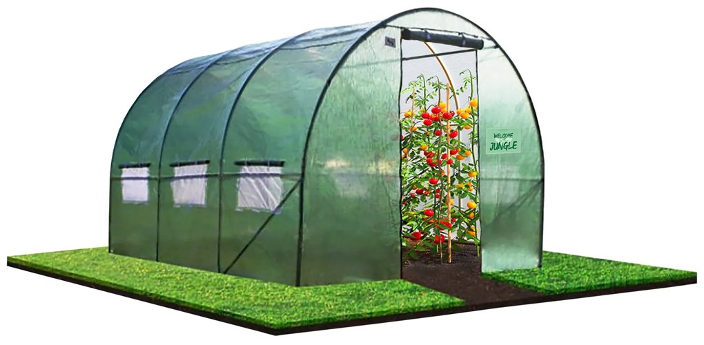 Kerti fóliaház/fóliasátor 2x3m UV filterrel PREMIUM