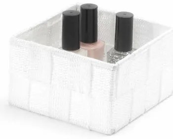 Tárolórendszer Compactor TEX 12 x 12 x 7 cm, fehér