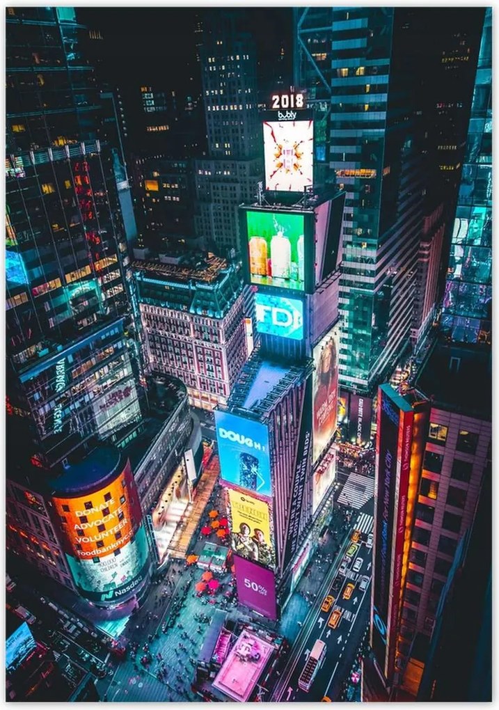 Poszterek 70x100 New York felülnézet