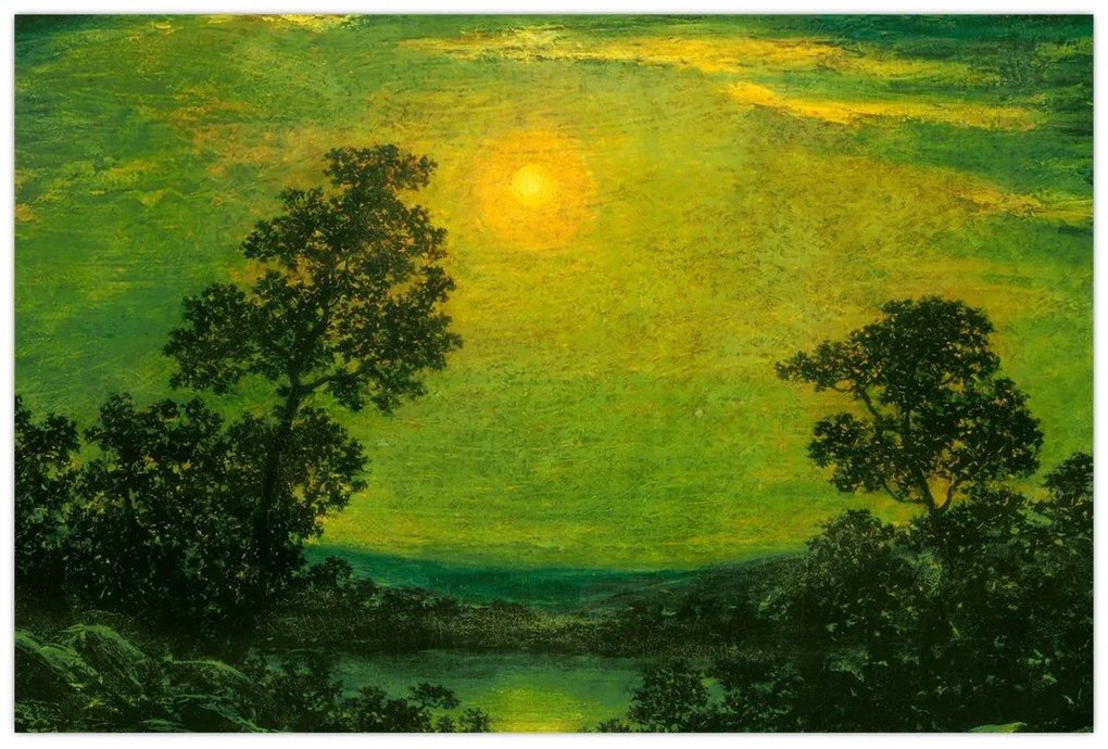 Kép - Imitator of Ralph Albert Blakelock, Moonlight, reprodukciók (90x60 cm)