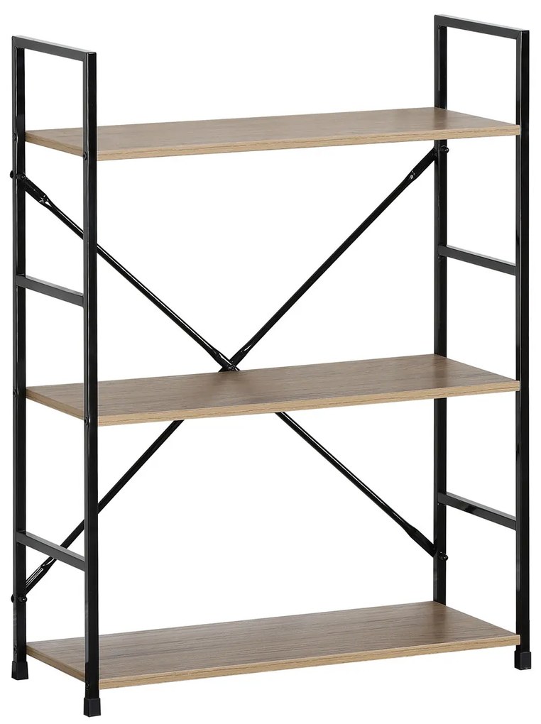 Polcos állvány GD-223 OAK Stor, 3 polc, 58,5 x 23,5 x 80,5 cm, 3 emelet