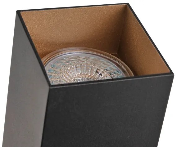 Spotlámpa sínrendszerhez SQUARE 1xGU10/10W/230V fekete