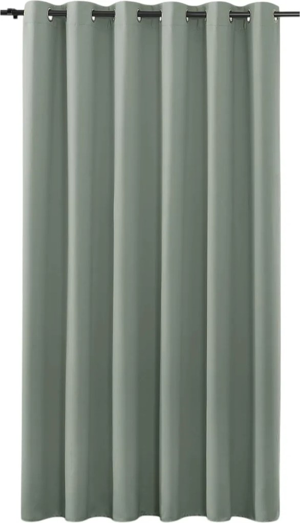 Pony Dance Átlátszatlan thermo függöny 210x200 cm zsályazöld