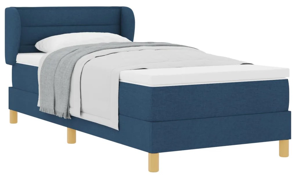 Boxspring Ágy Matrac Málna 90x200 cm Szövet