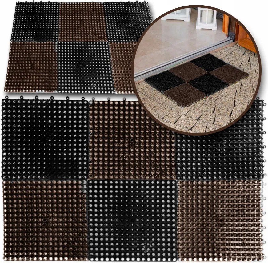 Lábtörlő Összecsukható Bejárati Kültéri Szőnyeg Cipőajtóhoz 37x56cm