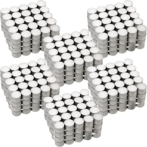 Fehér teás gyertyák illatmentesek 8 óra égési idő 600 db