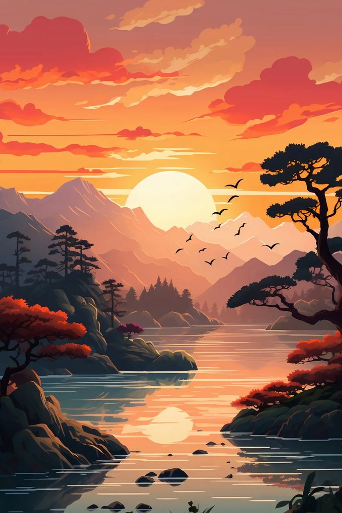 Poszter 61x91,5cm Arany Nyugat