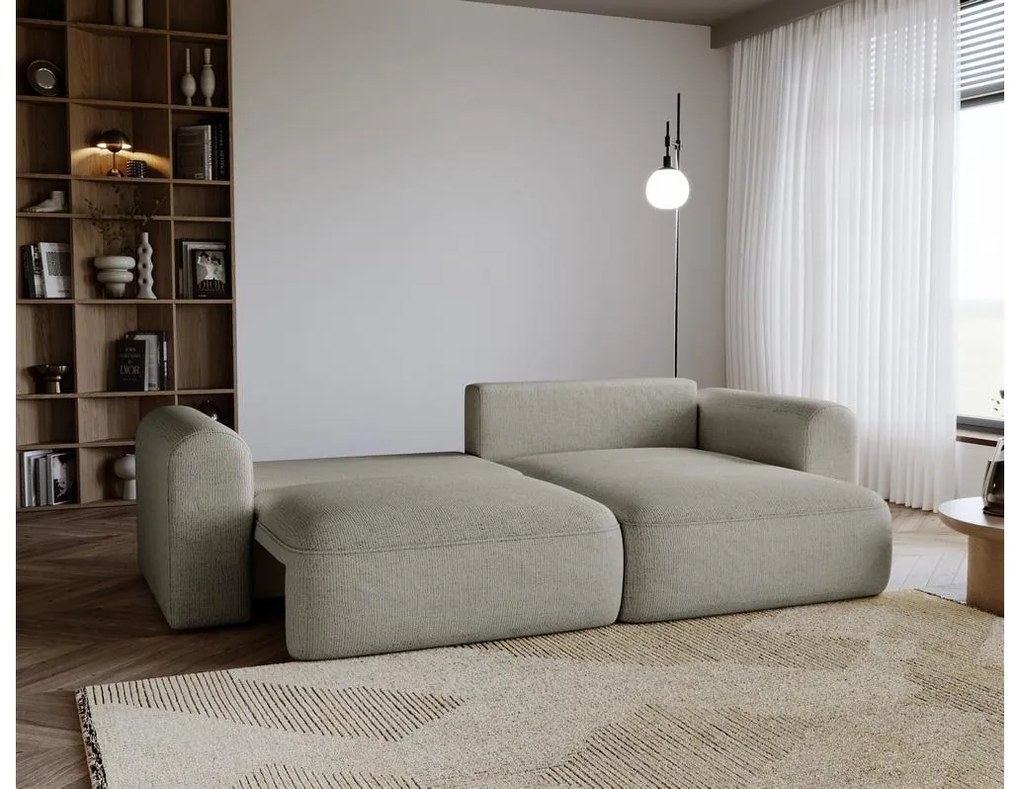 Sarokkanapé Sorento  (bézsszürke + fekete). Akció -15%. 1099447