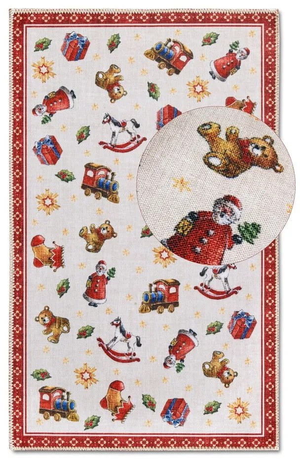 Piros szőnyeg karácsonyi mintával 50x80 cm Red Christmas – Villeroy&amp;Boch