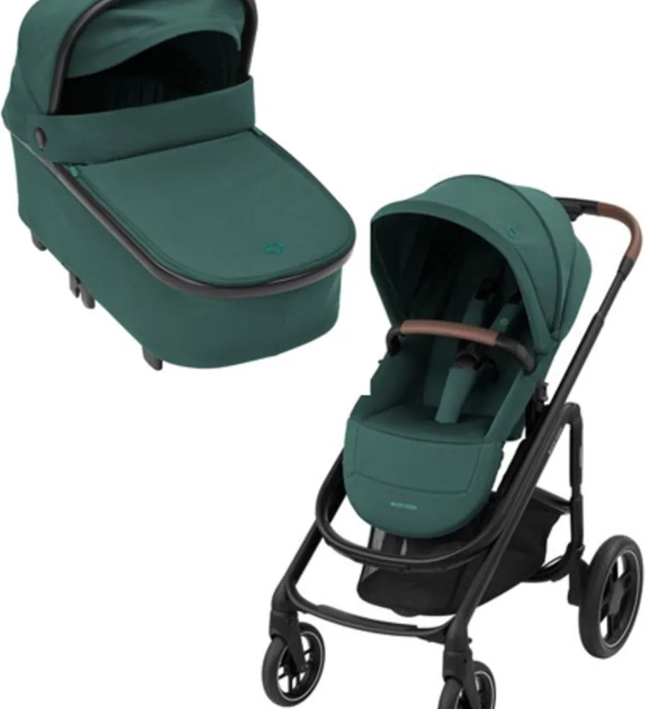 Maxi-Cosi Plaza+ multifunkciós babakocsi Oria mózessel- Essential Green