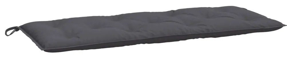 2 db antracit oxford szövet kerti padpárna 120 x 50 x 7 cm